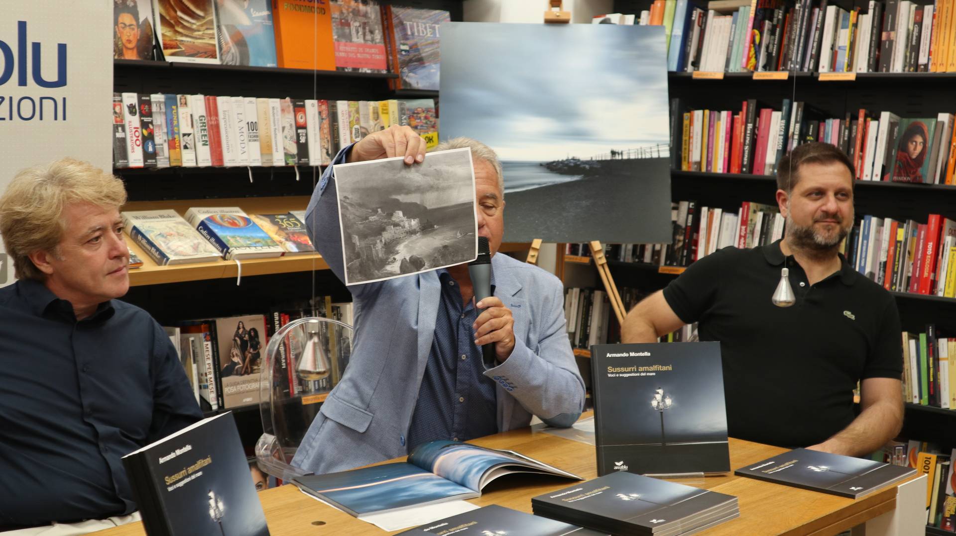 Presentazione libro fotografico La Feltrinelli "Sussurri Amalfitani"